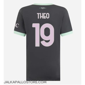 AC Milan Theo Hernandez #19 Kolmaspaita Naisten 2024-25 Lyhythihainen